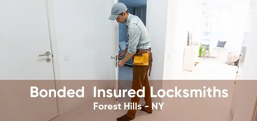 Bonded  Insured Locksmiths Forest Hills - NY